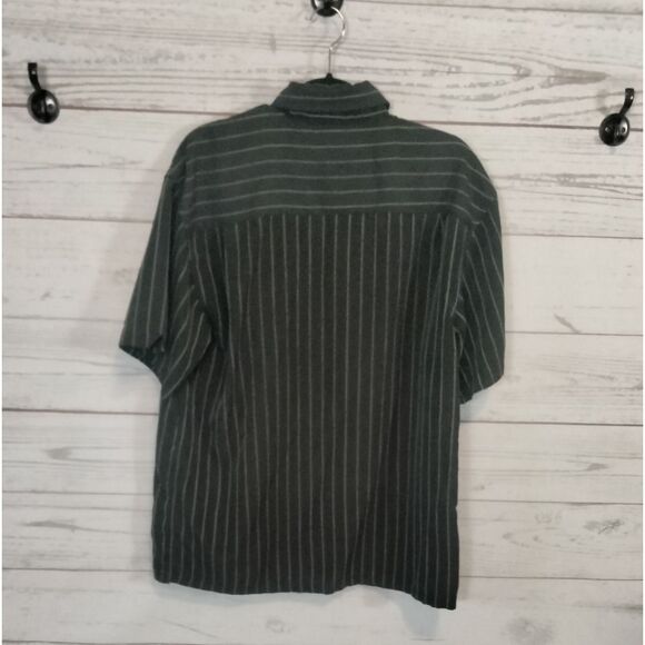 Collection B Black and White Casual Button Down Shirt - Picture 2 of 4